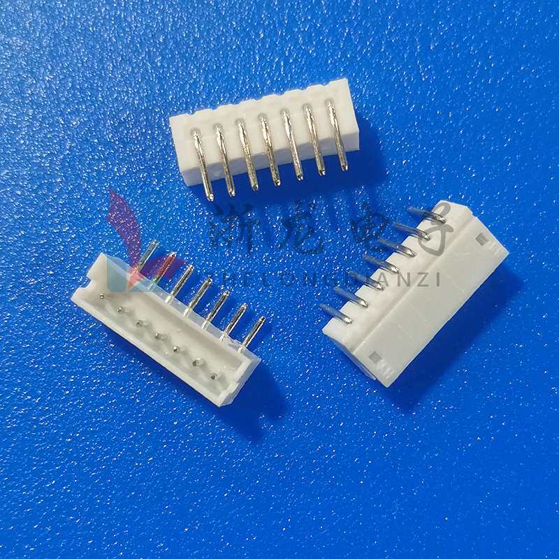 接插件ZH1.5-7P弯插端子1.5-7AW弯针座 90度条形连接器 1000只