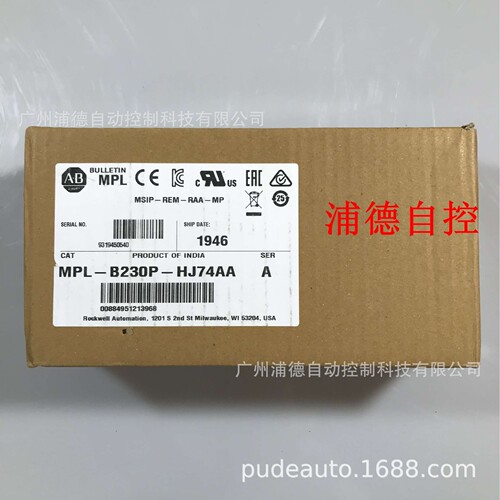 MP-Series 低惯量伺服电机MPL-A320H-MJ72AA