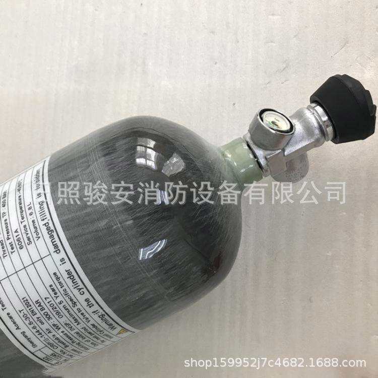 便捷式潜水备用气瓶高压压缩空气罐6.8L碳纤维备用气瓶