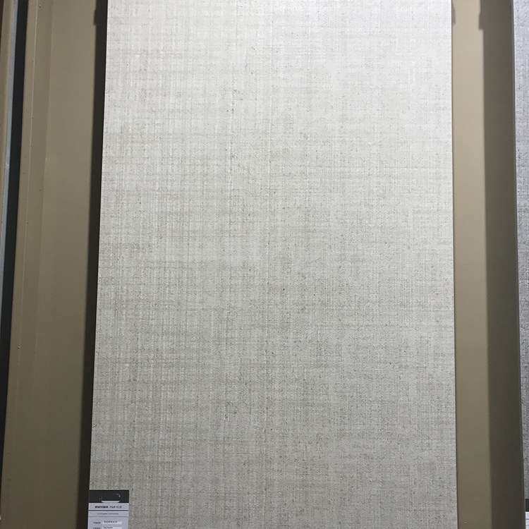 米黄色布纹砖600x1200客厅防滑地砖卧室地板砖哑光仿古砖佛山瓷砖