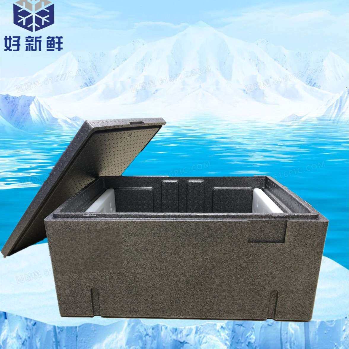 EPP保温箱外卖箱生鲜食堂冷链冷藏配送箱送餐箱环保防水防震泡沫图片