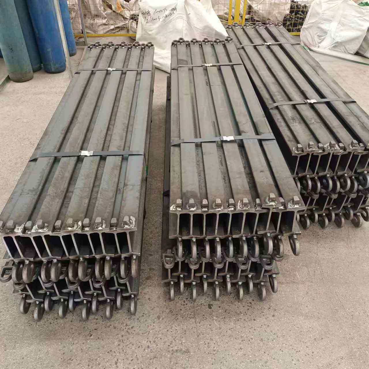 矿用支架卡钢轨打孔切割 单轨吊承重梁 单轨吊轨道