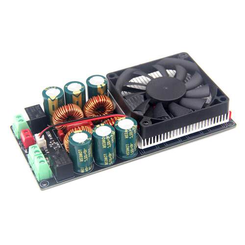 HIFI单电压立体声大功率D类数字功放板2x600W超TPA3255继电器保护