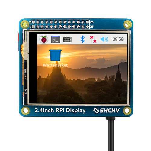 树莓派2.4寸显示屏SPI触摸控制屏Raspberry Pi5B/4B/3B+/ZERO 2W