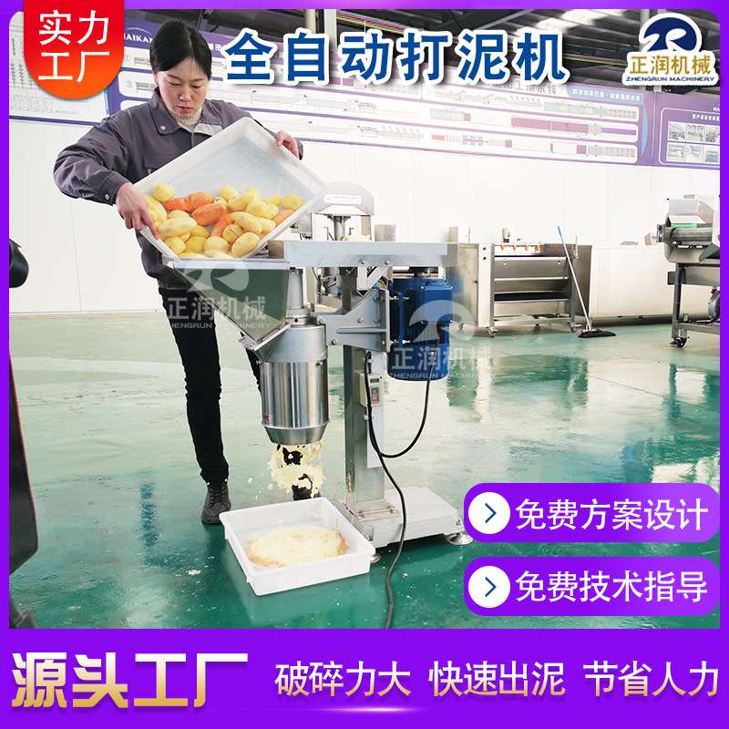 销售高速木瓜打泥机 水果蓝莓打泥机 连续式凤梨菠萝打泥设备