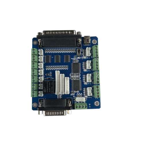 MACH3 雕刻机接口板 5轴步进电机控制板 cnc 接口板