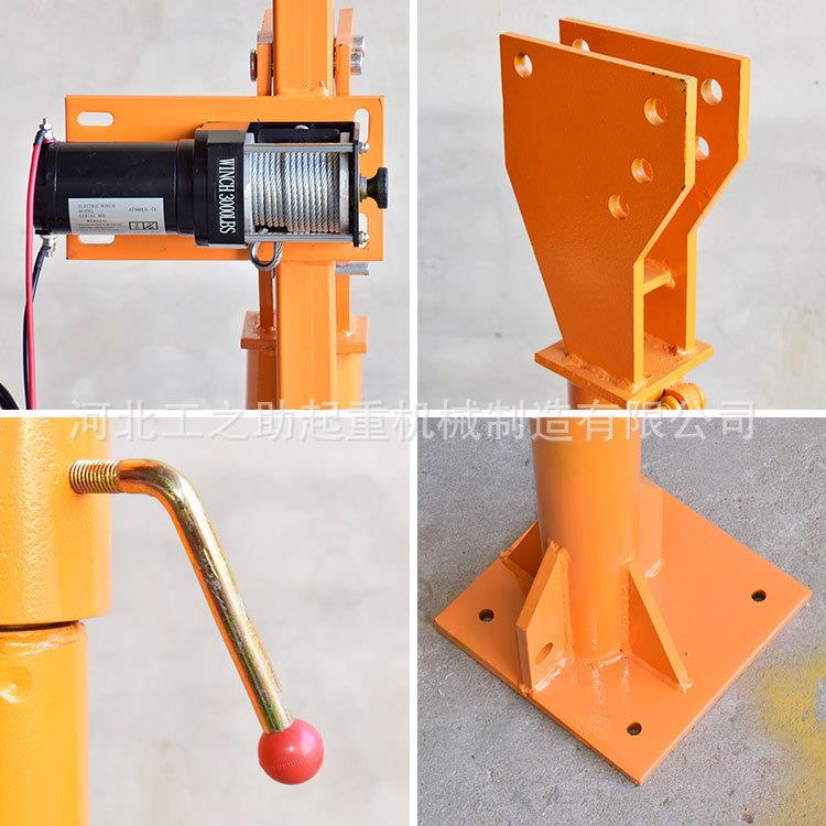 车载吊机皮卡货车吊运机12v24v小型车用小吊机便携式车载小吊机