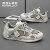新百伦领跑阿甘男鞋夏季网面透气2026百搭休闲板鞋男运动复古潮鞋