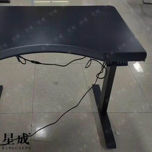 工厂直销静电喷粉桌面板耐刮耐磨公桌学习桌电脑桌异形斜边桌面