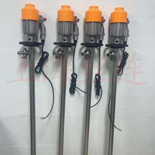 HD-EX2-V+SS304-1200手提式化工插桶泵电动耐酸碱抽液泵油桶泵