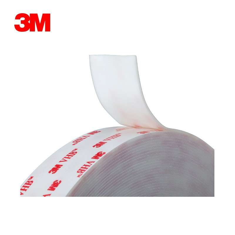 3M 4950无痕耐高温双面胶 VHB丙烯酸泡棉胶带 挂钩胶双面 未税