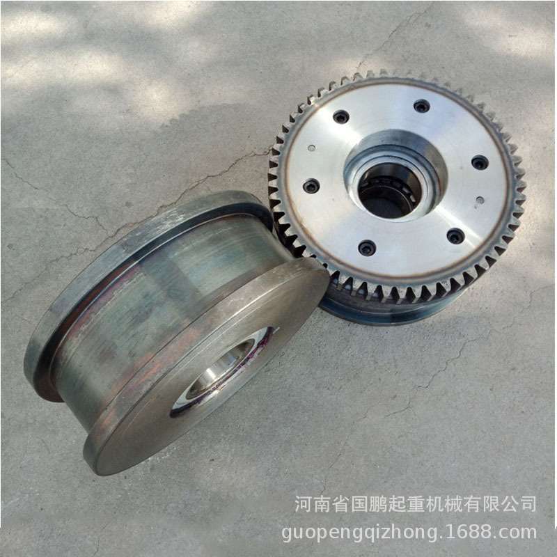 电动单梁大车行走轮端梁地梁龙门吊驱动轮200/300/400LD行车轮