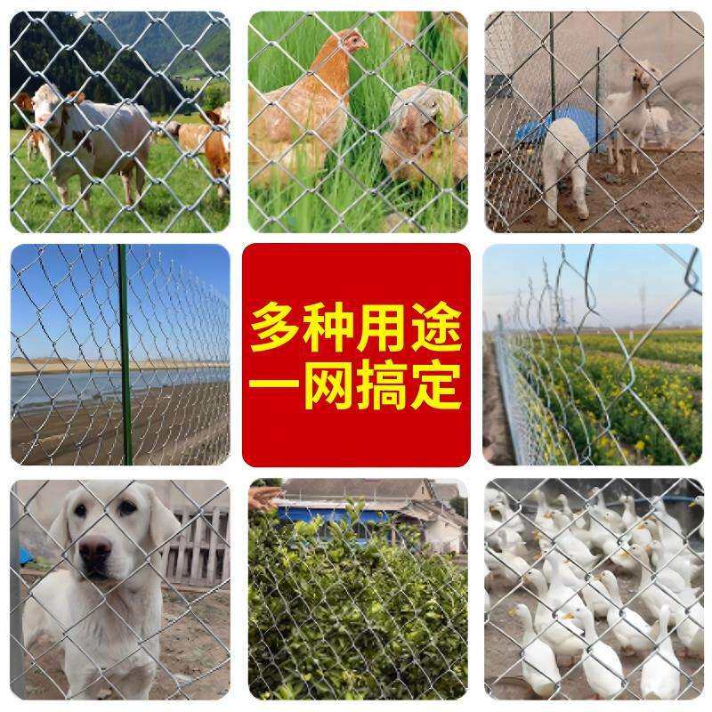镀锌铁丝网勾花网护坡矿山支护菱形网动物园围栏网矿用镀锌勾花网