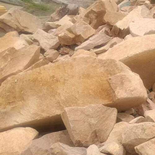 柏坡黄景观石原石柏坡黄置石景墙太行金地铺石柏坡黄假山碎拼石