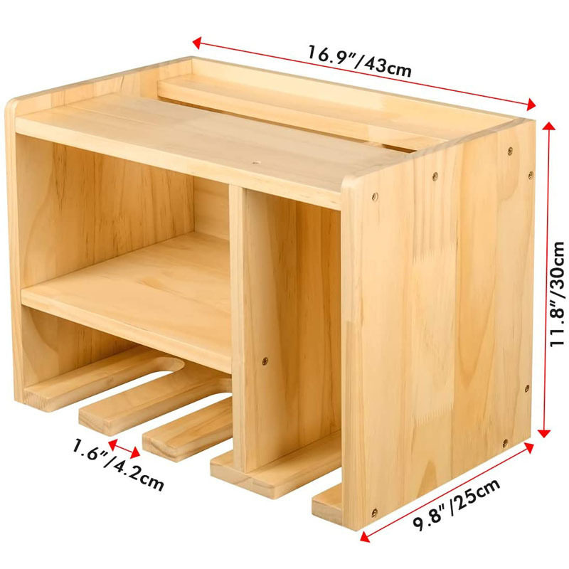 家用电动工具竹木收纳箱置物架