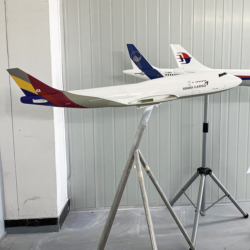 1:60波音B747-8原型展厅航模大飞机树脂模型 120cm仿真航空工艺品