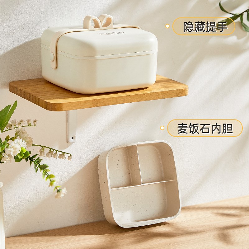 加热保温饭盒可插上班族电热饭盒热饭热菜学生办公室免注水便携式