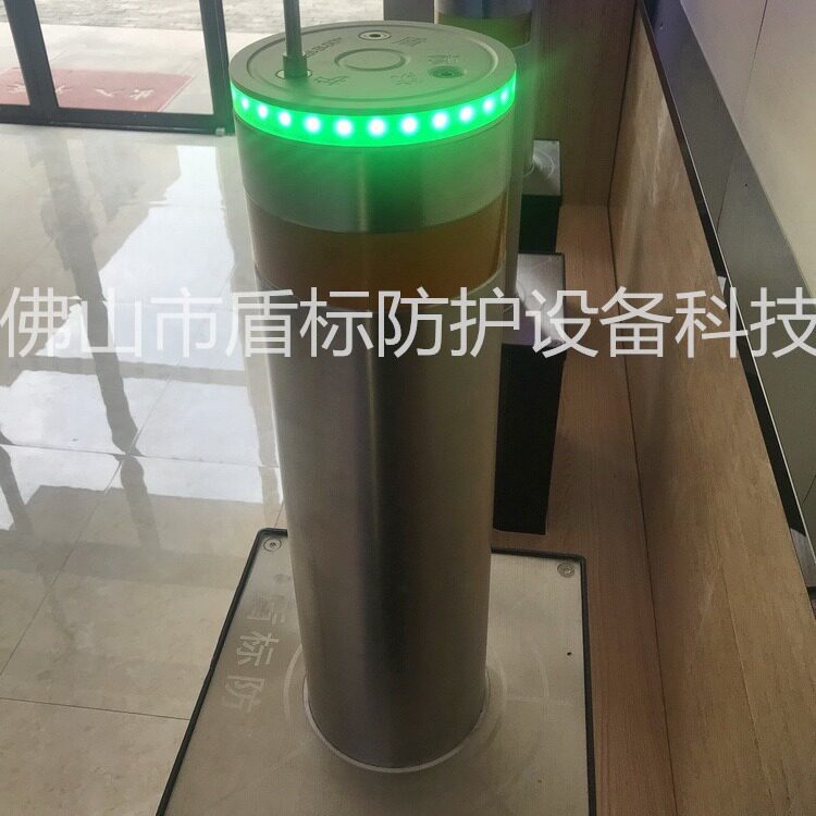 盾标防护168半自动升降柱，小区手动挡车柱，高速路防冲撞路桩