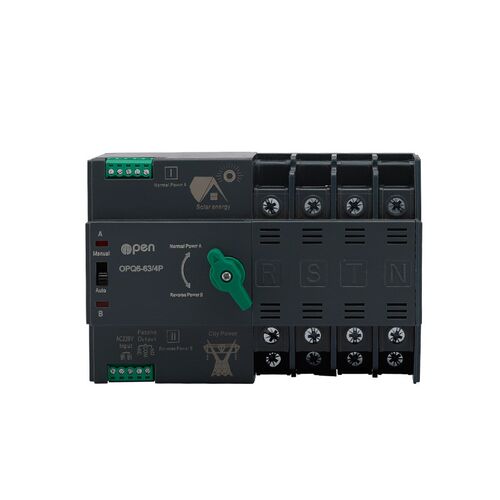 双电源自动转换开关OPQ6-160A3A4A/250NA400A630A-PC级