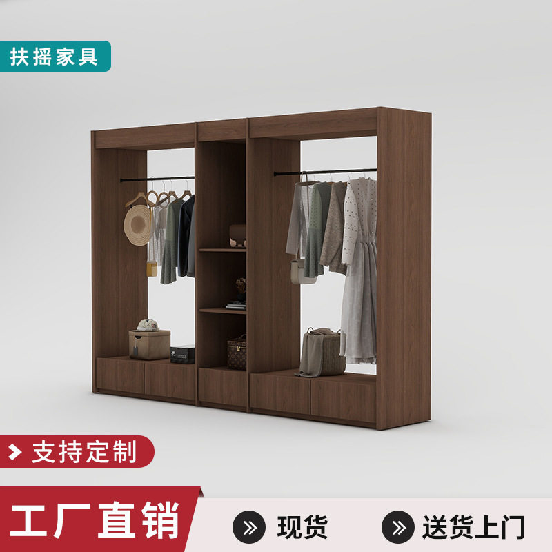 服装童装店女装店衣柜商用现代简约展示柜子储物柜展示靠墙柜