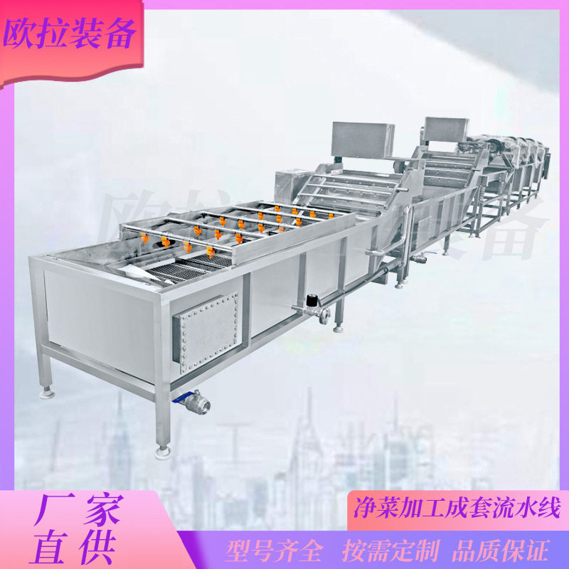 多功能果蔬清洗风干流水线现货