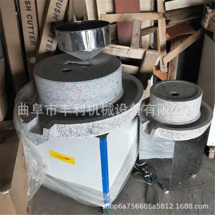 电动调味料石磨石碾 艾绒辣椒面石碾机 五谷杂粮粉碎石碾