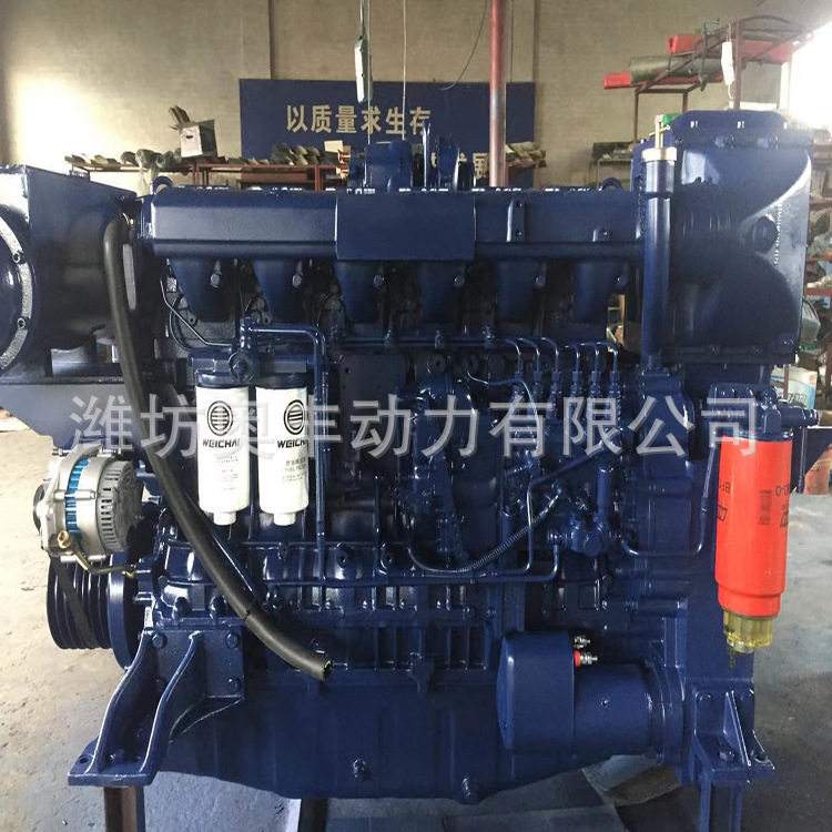 潍柴450马力船用主机4气门WP12系列船机厂家直销船用发动机