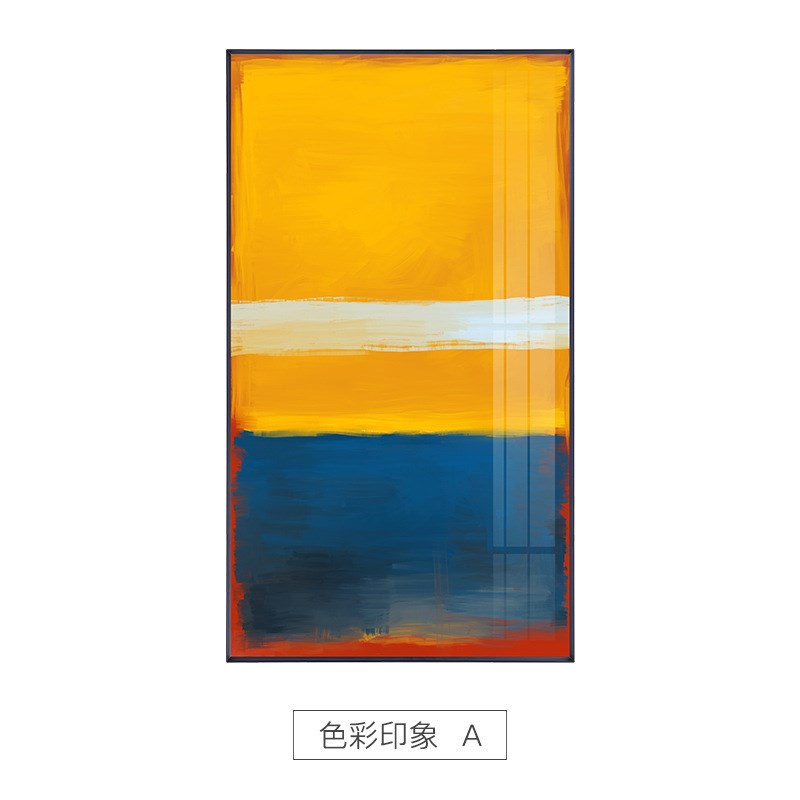 现代抽象大师马克罗斯科油画客厅B玄关挂画装饰画过道走廊巨幅壁