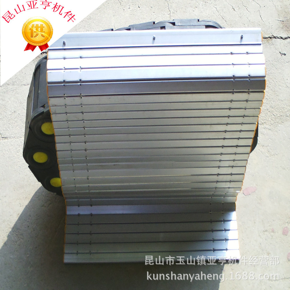 制作铝帘防护罩机床铝型材导轨挡帘双层夹布防护帘防尘防屑