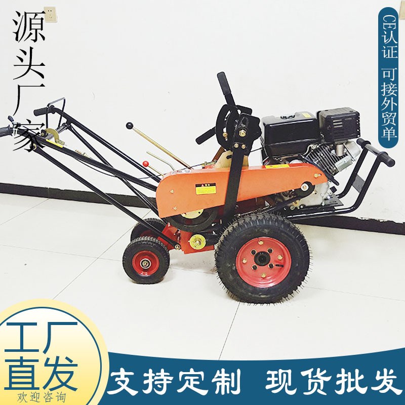 新款汽油起e草皮机 园林学校草坪绿化移栽机 大动力手推割草起草