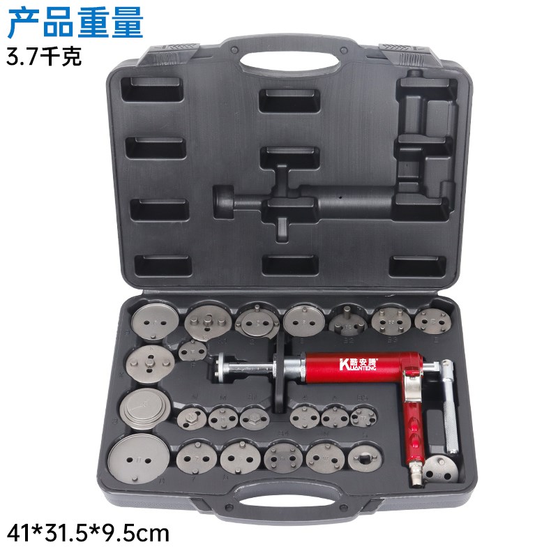 气动碟式刹车分泵调整工具活塞回位D顶回工具换刹车片拆装刹车分