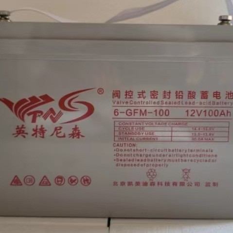 蓄电池6-GFM-100 12V100AH英特尼森电瓶UPS电源 直流屏系统太阳能