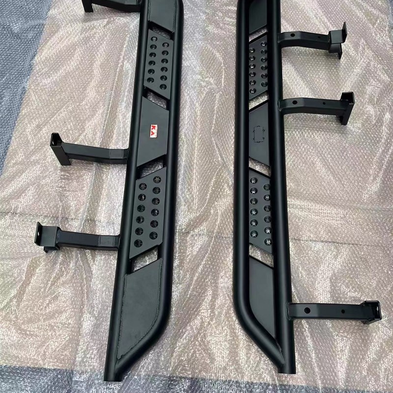 适用于丰田FJ酷路泽改装镁铝合金脚踏I板车身侧护杠越野竞技踏板