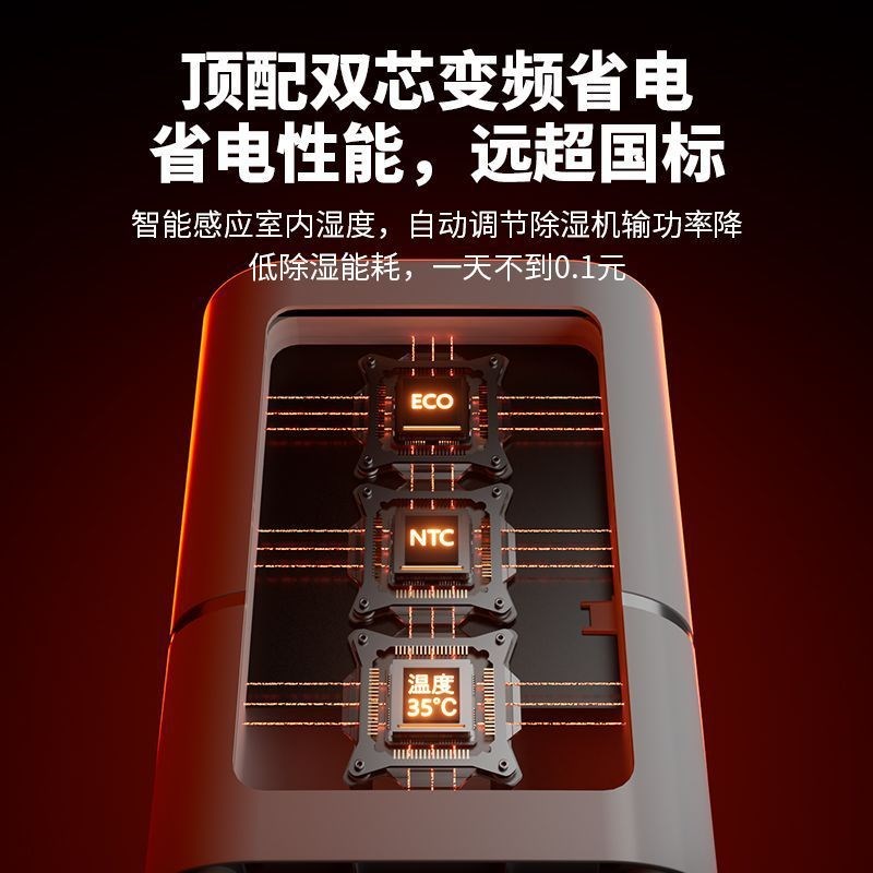 2025新款除湿机家用吸湿室内静音抽湿去K防潮湿干燥神器空气净化