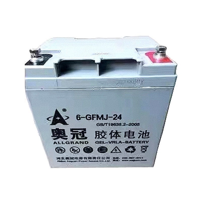 奥冠胶体蓄电池12V6H100AH150A200A充电铅酸光伏太阳能批发零售