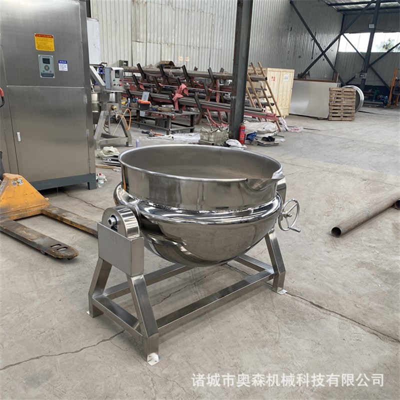 蘑菇酱炒a制夹层锅 米线酱炒制设备 花椒油熬制夹层锅