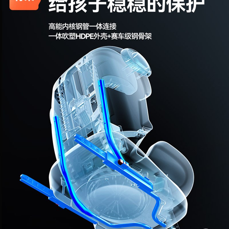 儿童座椅汽车用婴儿宝宝车t载0到3-4一12岁便携式坐椅可坐躺