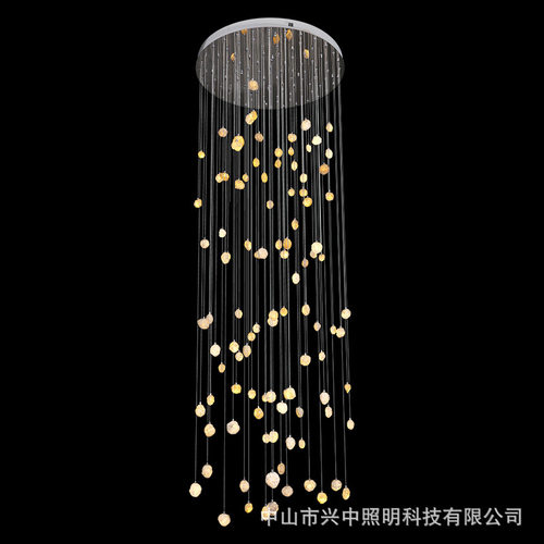 现代轻奢别墅挑空跃层旋转楼