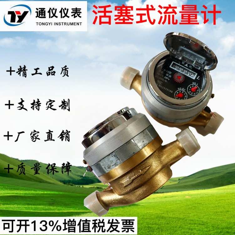 旋转活塞式流量计LS-6 LS-10柴油汽油表 自流式4分 6分 1寸小流量