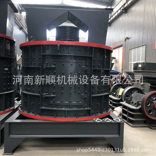 立式石子石料制砂机 时产t200t鹅卵石制砂设备 复合圆锥破碎机
