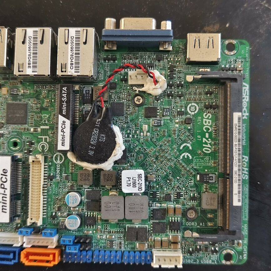 ASROCK   SBC-210  拆机 主板
