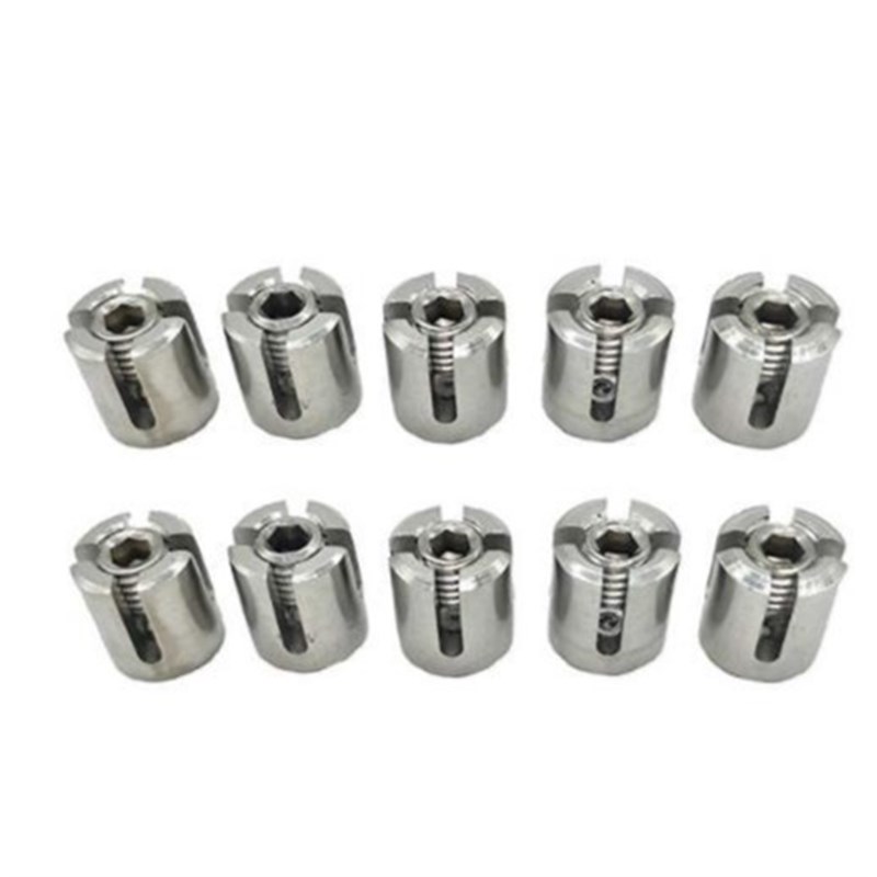 直销/不锈钢索具钢丝绳接线器/斜垫圈连P接件/楼梯护栏配件