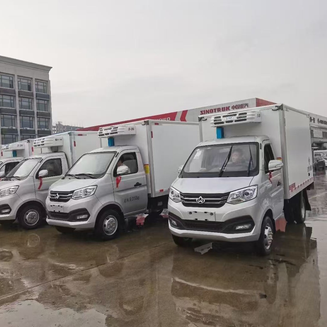祥菱M2 M1小型冷藏车3米2 3米7蓝牌保温冷冻厢式货车