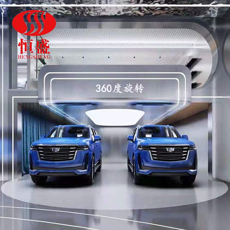 汽车转台a电动旋转地台车库调头转台车展旋转展示台展厅汽车旋转