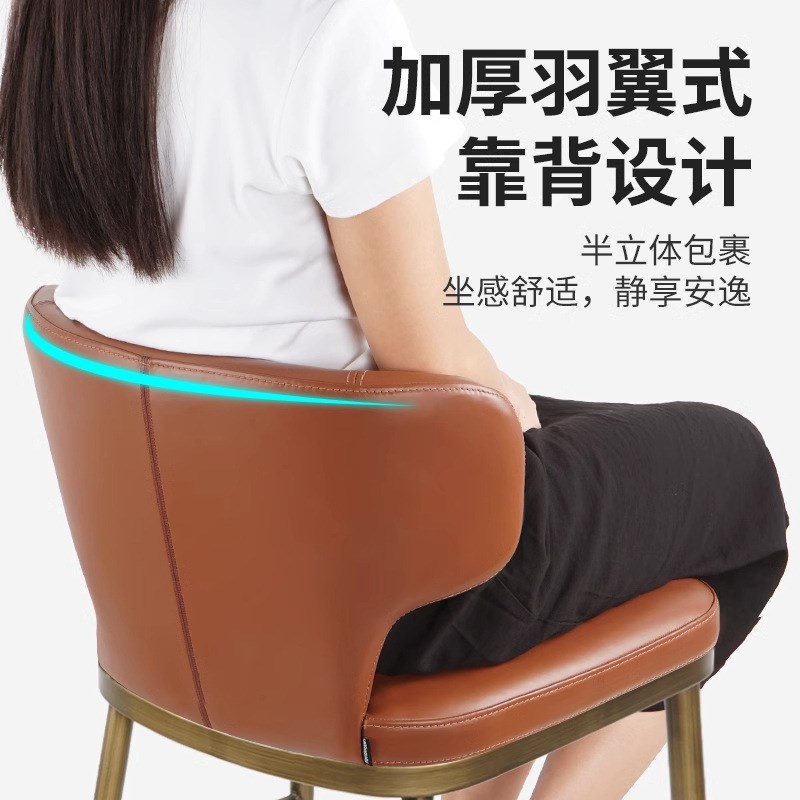 吧台椅现代简约家用吧n椅欧式轻奢吧台高凳子岛台椅子现代简约710