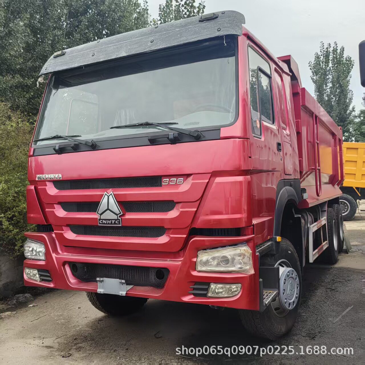 出售haowo自卸卡车重载豪沃大泵直喷375马力10轮6×4工程自卸车