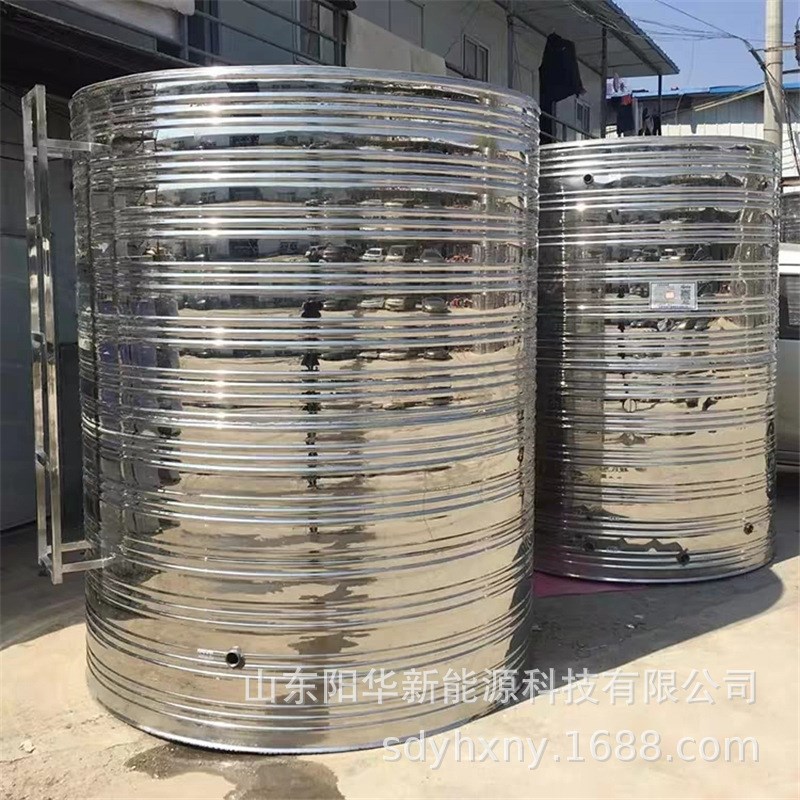 直销304不锈钢保温水箱水塔圆形立式1吨2吨3吨保温水箱水桶