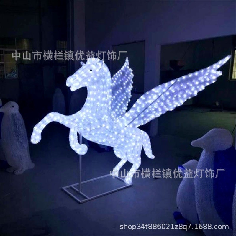 led天鹅滴胶动物户外防水梦幻灯光节广场工P程亮化装饰景观造型灯