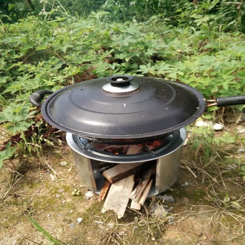 柴火炉自驾野餐炉具烧柴灶木炭取暖炉露营装N备野炊炉柴火灶小型