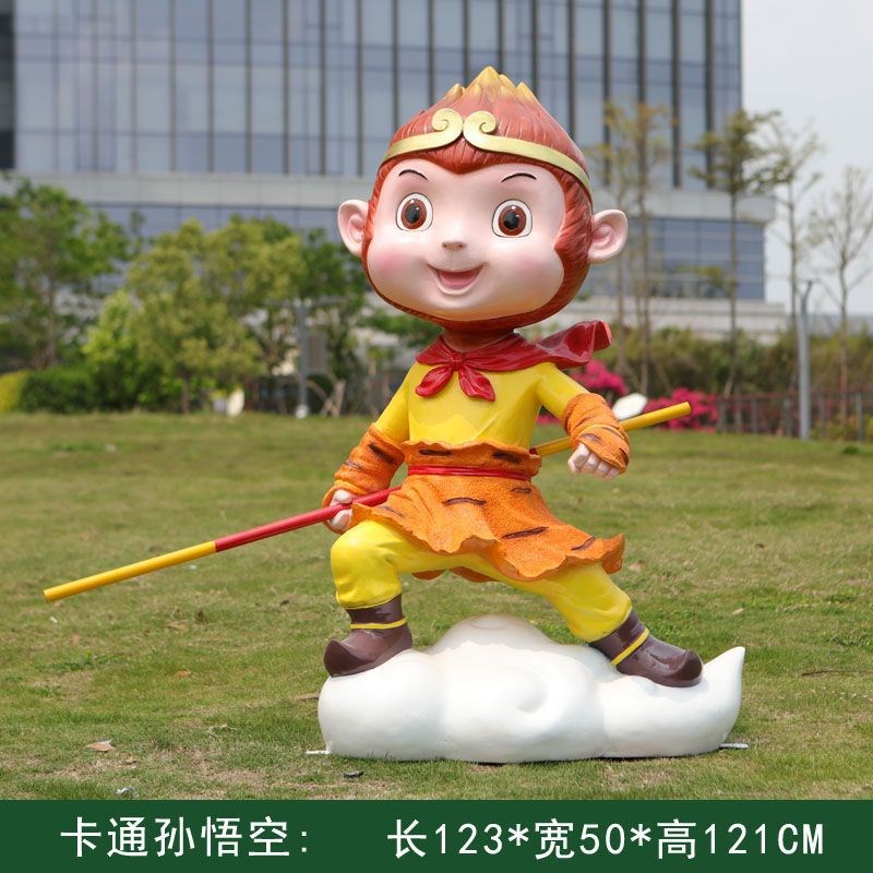 卡通齐天大圣孙悟空八戒沙僧唐僧大型摆件户外西游记雕塑商场装饰